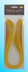 shumee Trakovi za quilling 5 mm x 50 cm rumeni 100 kosov