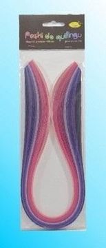 shumee Trakovi za quilling 10 mm x 50 cm roza 100 kosov