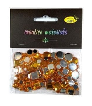 shumee Zlati kristalni elementi 4-12 mm 25 g