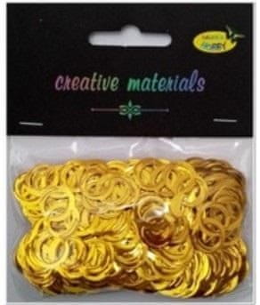 shumee Poročni prstani z bleščicami, zlati 15g