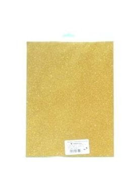 shumee Dvostranski bleščeči karton, zlat, 23x33cm, 5 listov