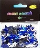 shumee Kristalni elementi zvezdice modre barve 6-22 mm