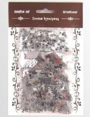 shumee Komplet elementov iz srebrne folije 5x6g
