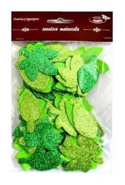 shumee Bleščeči listi, zeleni odtenek, 60 kosov