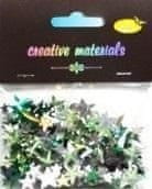 shumee Kristalni elementi zvezdice zelene 6-22 mm 20 g