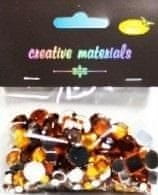 shumee Zlato-rjavi kristalni elementi 4-12 mm 25 g