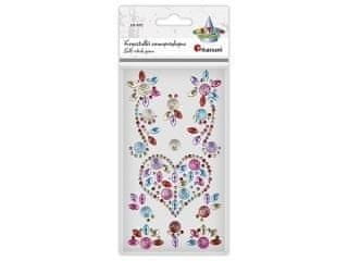 shumee Samolepilni kristali v obliki srca, mešanica 10 kosov