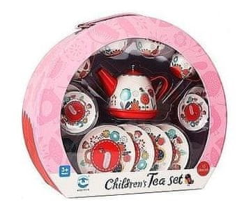 shumee Kovinski čajni set 15 kosov