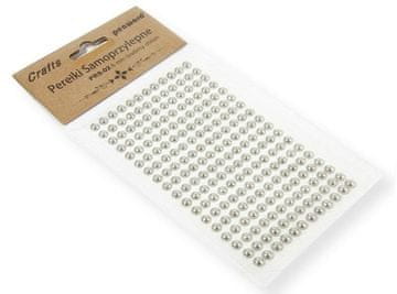 shumee Samolepilne perle srebrne kromirane 6 mm