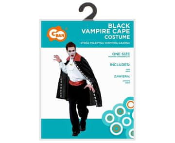 shumee Črni vampirski kostum za plašč, univerzalna velikost