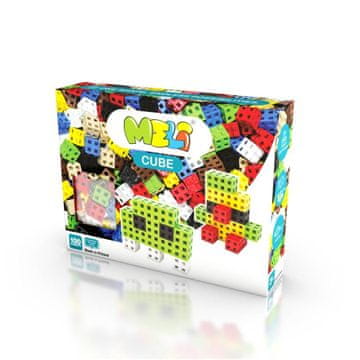 shumee Komplet gradbenih kock - Meli Cube 100 kosov.
