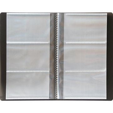 shumee Etui za vizitke iz PP za 96 vizitk, črn