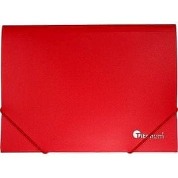 shumee Mapa PP A5 z elastiko, rdeča