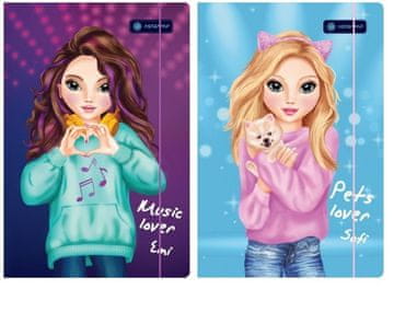 shumee Emi&Sofi mapa z elastiko A4