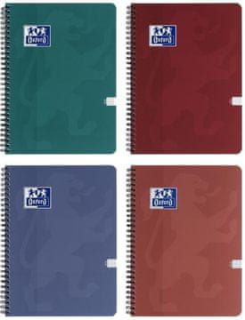 shumee Zvezek A4/100K z mrežo Touch Trend (5 kosov) OXFOR