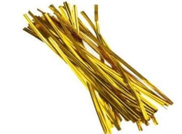 shumee Zlate plastične žice 18 cm 50 kosov