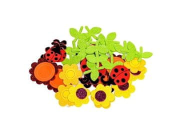 shumee Penaste nalepke - rože in pikapolonice 32 kosov