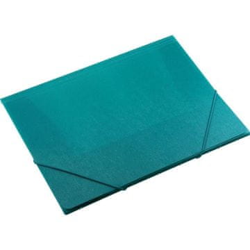 shumee Mapa A4 z elastiko, tekstura turkiznega lubja