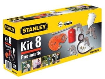 NUAIR STANLEY KOMPLET PNEVMATIČNEGA ORODJA 8-delni.