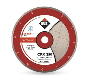 shumee RUBI CPX DIAMANTNO REZILO 250 x 25,4 mm PRO, ZA PORCELANSKE PLOŠČICE