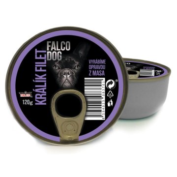 FALCO DOG zajčji file, konzerviran 120 g