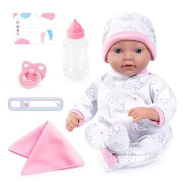 shumee Reborn Baby Punčka 38 cm z dodatki