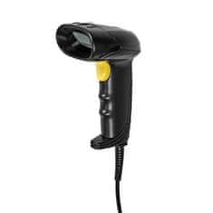 Nedis BSCN2D100BK - Čitalnik črtne kode| CMOS | Žični | 1D Linear / 2D/QR | USB Power | USB 2.0