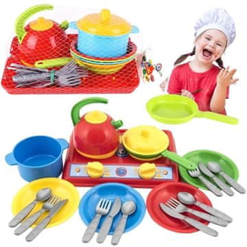 shumee Komplet kuhinjskih pripomočkov s štedilnikom