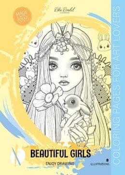 shumee Pobarvanka A4 8 slik Lepa dekleta rumena