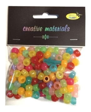 shumee Svetleče perle 6 mm 39 g 150 kosov MIX