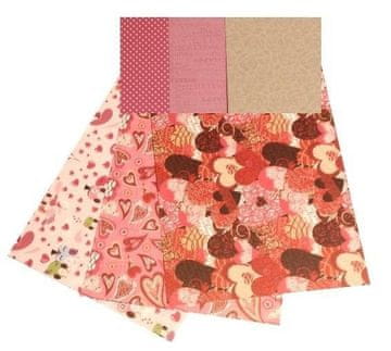 shumee Dvostranski karton 300g 24x34cm 3 listi MIX