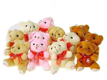 shumee Medvedek z obeskom 10 cm mešanica