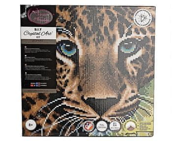 shumee Platno 30x30 cm z leopardjim mozaikom