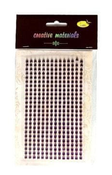 shumee Nalepka s kristali 4mm 336 kosov vijolična