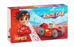 shumee Mini avtomobilčki Waffle 50el: Rdeči dirkalni avtomobilček