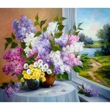 shumee 5D diamantni mozaik - rože 40x30cm