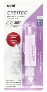 shumee Ovalni korekcijski trak Orbitec 5 mm x 6 m + nadomestno polnilo