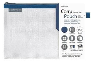 shumee Torba z zadrgo 24x17cm mrežasta Eva modra