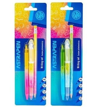 shumee 4-delni komplet za pisanje Neon mix ASTRA