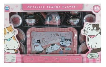 shumee Kovinski čajni set 15 kosov