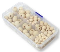 shumee Komplet lesenih perlic 150 kosov