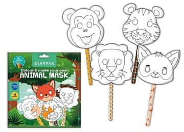 shumee Živalske maske 4 kosi