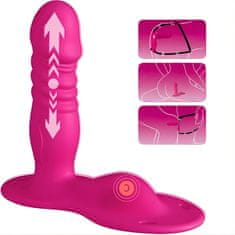 Bodybite Pametni vibrator z aplikacijo, vodoodporen in ultra tih, nastavljiv pas| PABLO
