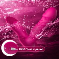 Bodybite Pametni vibrator z aplikacijo, vodoodporen in ultra tih, nastavljiv pas| PABLO