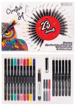 shumee Komplet za ustvarjalno kaligrafijo, 23 kosov