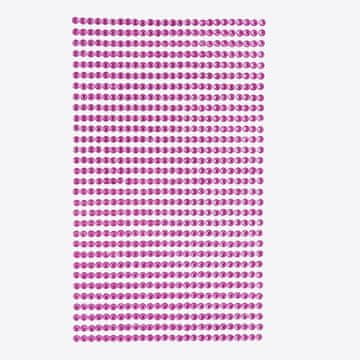 shumee Samolepilni kristali roza 3 mm 806 kosov