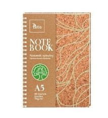 shumee Spiralni zvezek A5/80K kvadratni plutasti