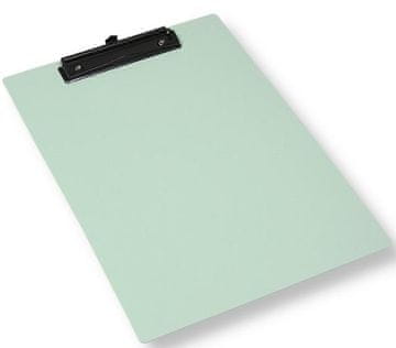 shumee Plastična tabla A4 s sponko, pastelno zelena