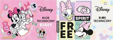 shumee Tehnični blok A4/10K bel Minny Mouse