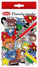 shumee TOMA pralni markerji 12 barv